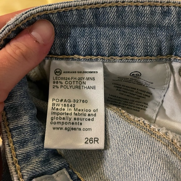 AG-ED ADRIANA GOLDSCHMIED the Erin’ Jean skirt size 26 - Picture 6 of 6